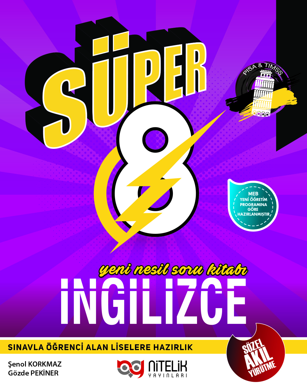 Süper 8. Sınıf İngilizce Yeni Nesil Soru Kitabı kapak görseli